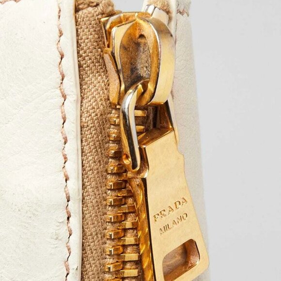 Prada Talco Cervo Leather Large Shopping Tote Bag - Picture 9 of 11